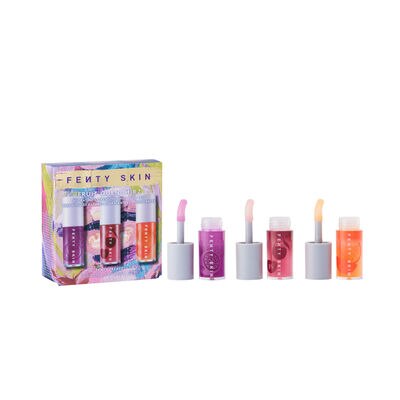 Trio óleo labial Fenty Skin FENTY TREATZ HYDRATING + STRENGTHENING LIP OIL TRIO